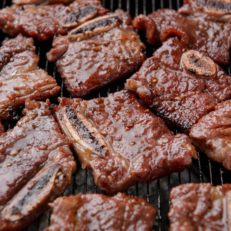 Marinated LA Galbi (Marinated Sliced Short Rib) (7 Strips)