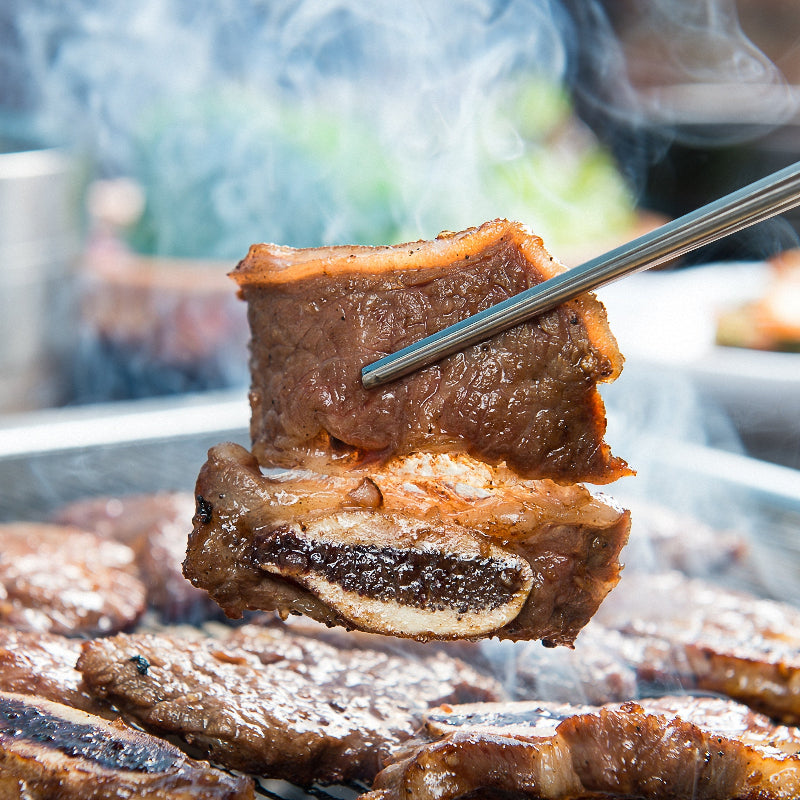 Marinated LA Galbi (Marinated Sliced Short Rib) (7 Strips)