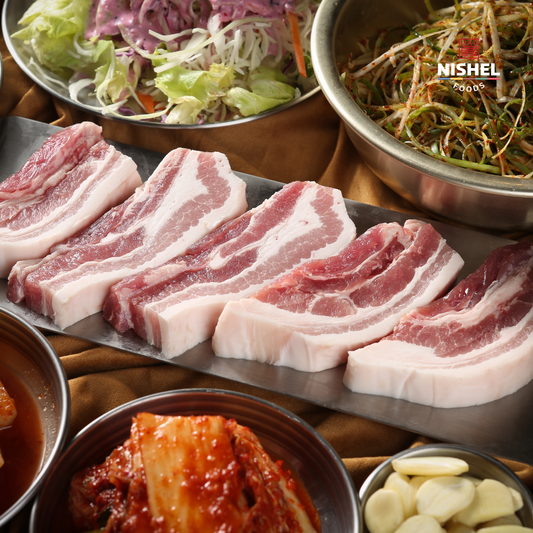 "Never-been-frozen" Ultra Fresh Skinless Pork Belly (800g)